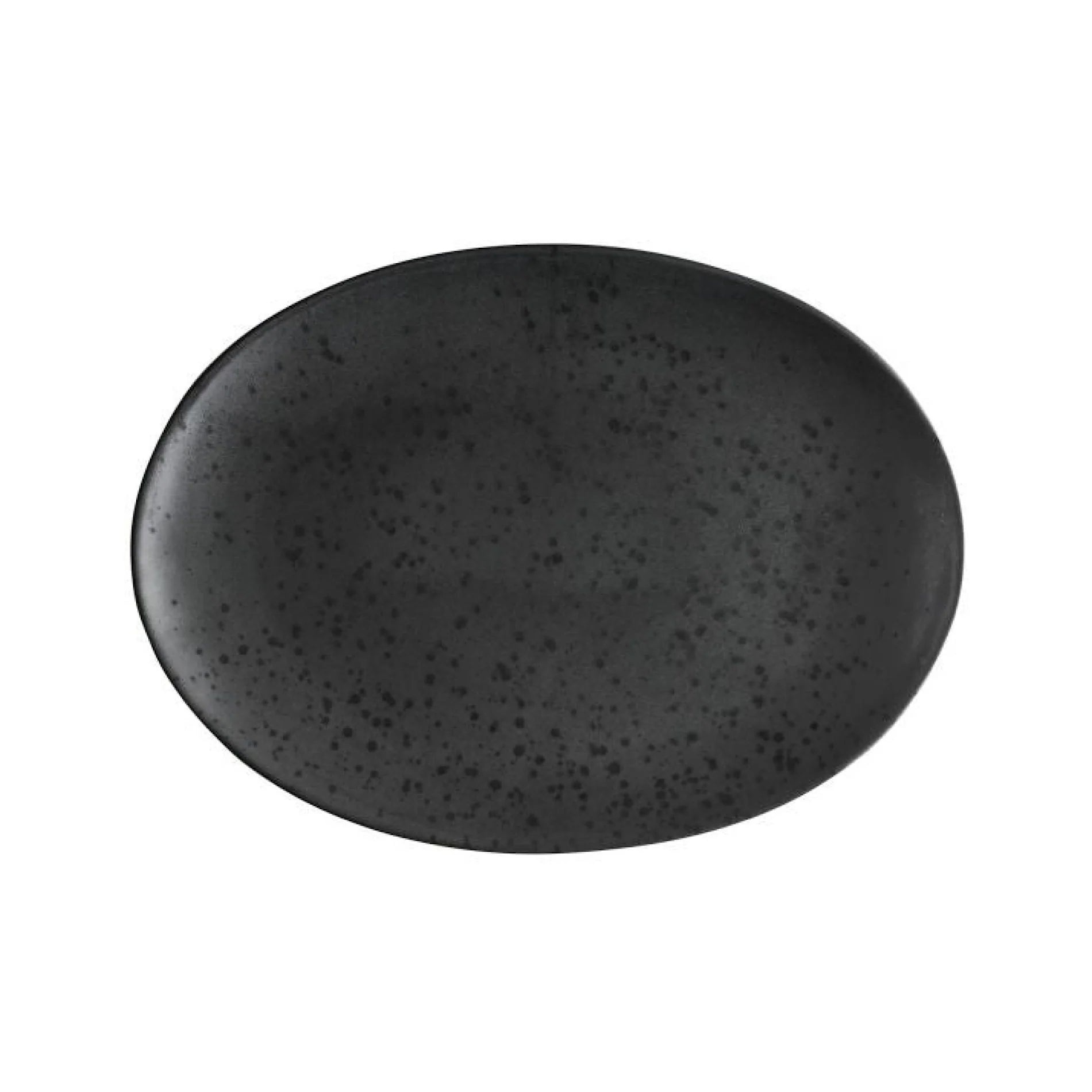 Bitz Living Stoneware Dish 34x45 cm Mat Black
